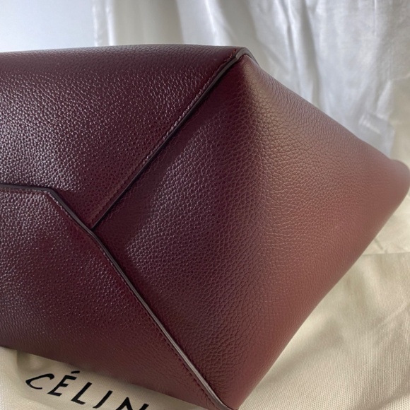 Celine Burgundy Tote - Picture 6 of 10